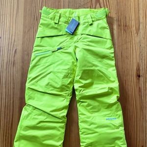 Boys Patagonia Snowshot Pants M (10) NWT
